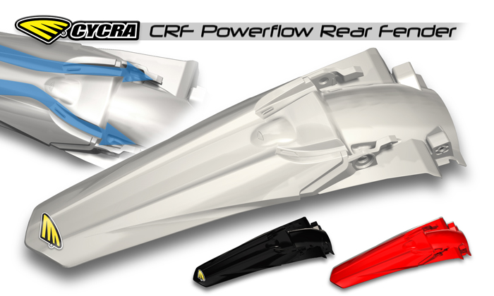 CYCRA サイクラ HONDA パワーフローリアフェンダー CRF250R/450R (2013-2017)