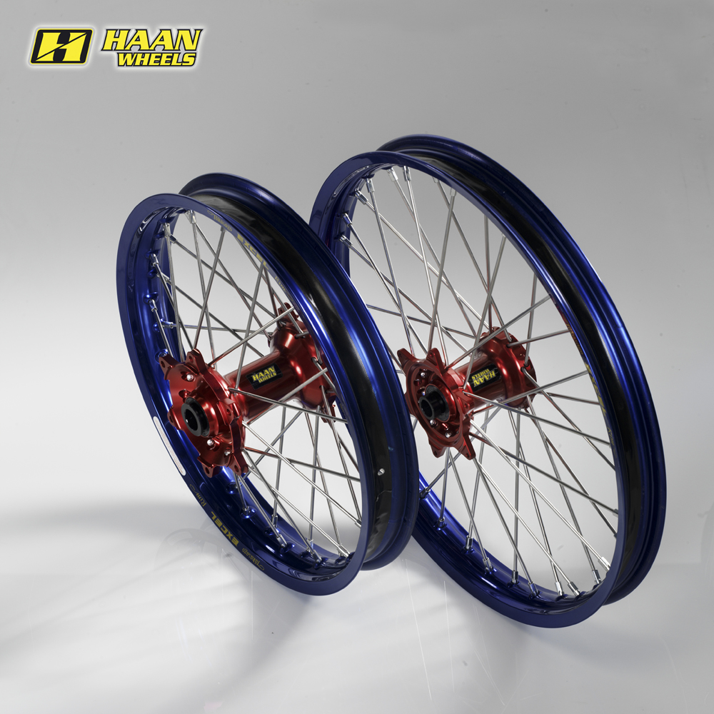 （前後セット）オフロードコンプリートホイールF1.60/21インチ-R1.85/19インチ