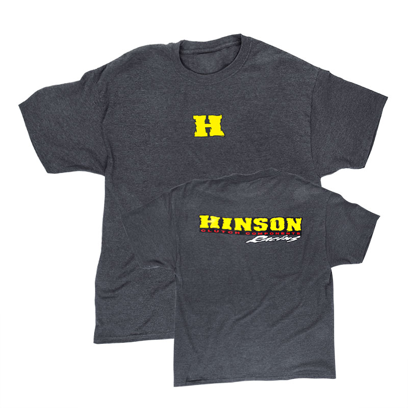 HINSON ヒンソン T シャツ 100% 綿 チャコールグレー