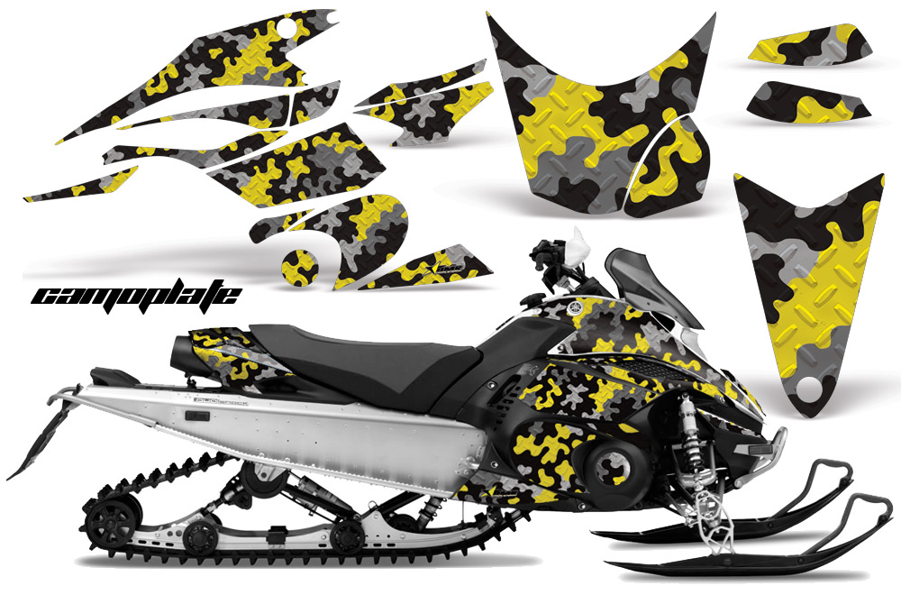 AMR デカールスノーモービル Yamaha FX Nytro 08-12 専用グラフィックキット