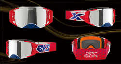 EKS Brand LUCID ルシードゴーグル パトリオット シルバーミラーレンズ