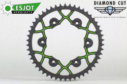 Esjot（エスヨット） X-Wing　オフロード用リアスプロケット KAWASAKI KX/KXF/KLX/KDX 　48-52T