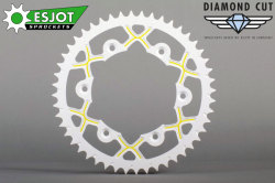 Esjot（エスヨット） X-Wing　オフロード用リアスプロケット SUZUKI  RM/RMZ/RMX/DRZ　48-52T