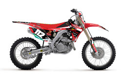 ENJOY MFG Honda Car Glass チームデカールフルキット＋シートカバー