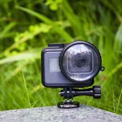 Gopro Hero5 Black専用 スナップオン ガラス製 マクロレンズ クリア 10倍