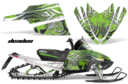 AMR グラフィックデカールスノーモービルArctic Cat Firecat アークティックキャット Ed Hardy