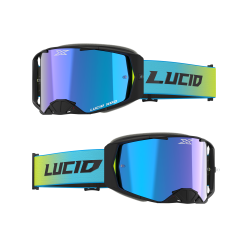 2025 EKS Brand LUCID ルシード ゴーグル フローイエロー/ ブルーフェイド・ブルーミラーレンズ