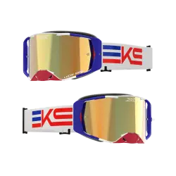 2025 EKS Brand LUCID ルシード ゴーグル キャリバー Flag RWB・ゴールドミラーレンズ
