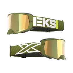 2025 EKS Brand LUCID ルシード ゴーグル キャリバー ミリタリー・ゴールドミラーレンズ
