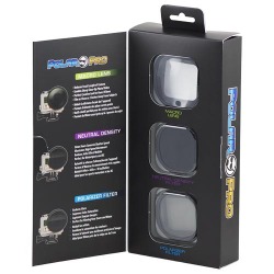 GoPro Hero4, Hero3+専用 ガラス製　スナップオン　3個フィルター Ventureコンボキット
