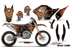 AMR デカール Ed Hardy ナンバープレート　C7  SX EXC XC SX-F