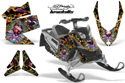 AMR グラフィックデカールスノーモービルSki Doo Rev XP  Ed Hardy