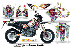 AMR デカール Ed Hardy フルキット　DRZ400SM 00-13