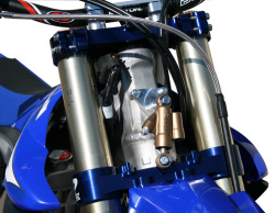 RIDE ENGINEERINGトリプルクランプキット YZ250F (12-15) YZ450F (10-15) ブルー 22mm オフセット