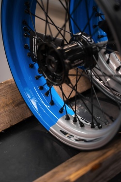 【アウトレット】alpina アルピナチューブレスホイールセット スーパーモト Honda CR/CRF 3.5-16 5.5-17