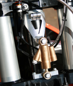 RIDE ステアリングダンパーブラケットキット Husqvarna FC FE TC TE 2014