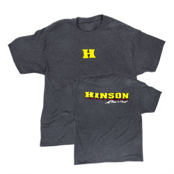 HINSON ヒンソン T シャツ 100% 綿 チャコールグレー