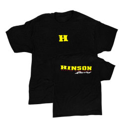 HINSON ヒンソン T シャツ 100% 綿 ブラック