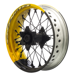 （前後セット）Suzuki用アルピナモタードチューブレスホイール alpina