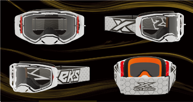 新品　DRAGON DX ゴーグル ホワイト エクストラレンズ付き EKS Brand LUCID ルシード ゴーグル ホワイト クリアレンズ EKS