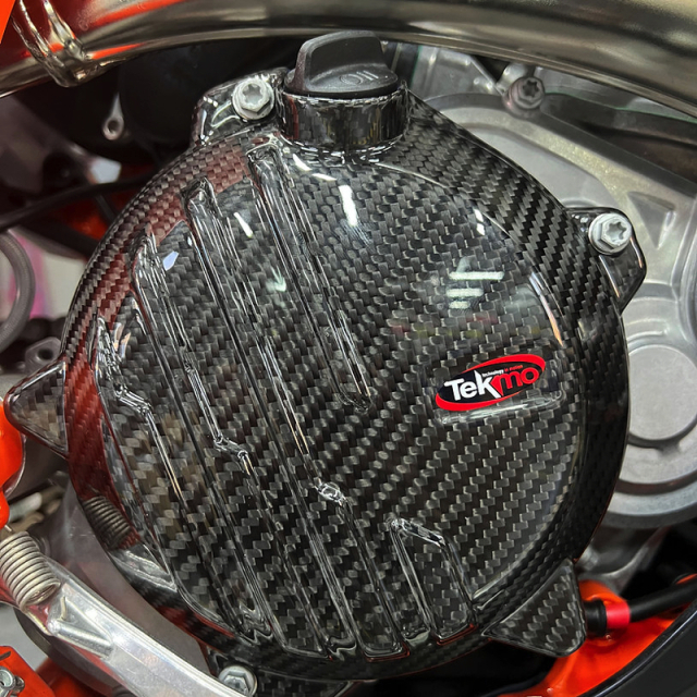 Tekmo Racing カーボンクラッチカバー KTM, Husqvarna, BETA