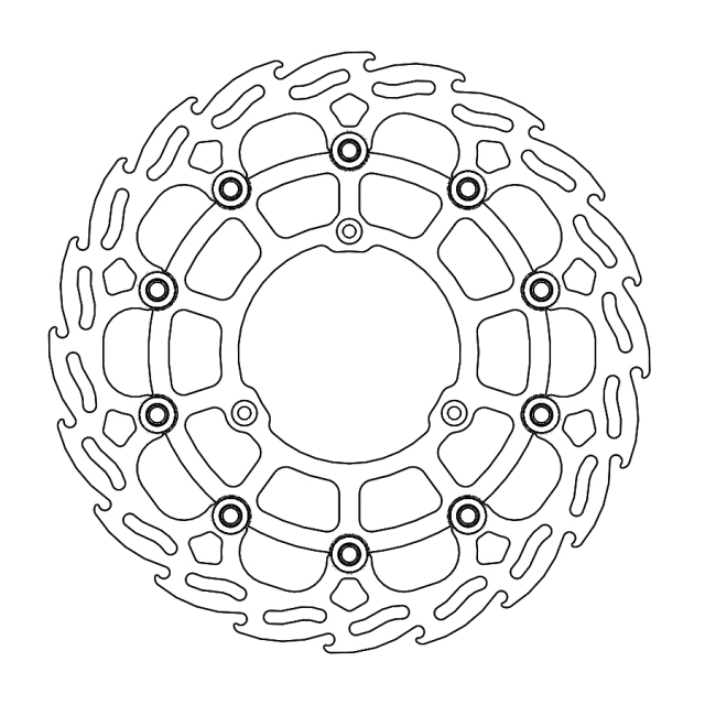Moto-Master Yamaha YZ85用 スーパーモト モタード 298mm ブレーキ強化