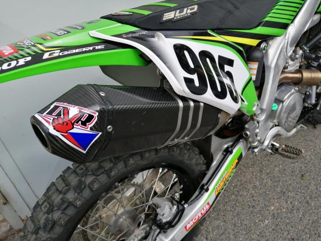 HGS サイレンサー　KX250 ジャンク HGS サイレンサー KX250 ジャンク パーツ