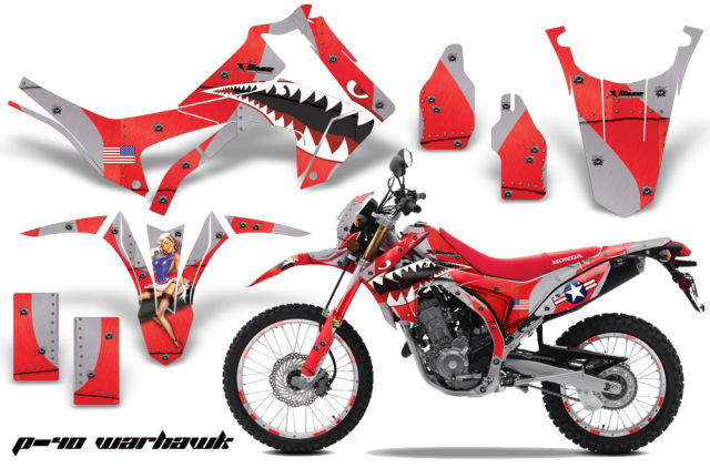 crf250l 外装 キット 赤 CRF250シリーズ用のカスタムパーツ3アイテムが