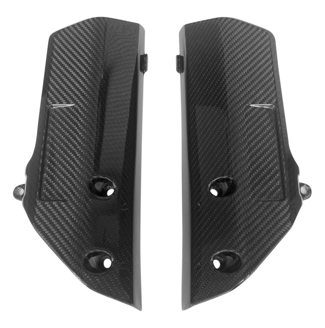 フロントフォークガード Tekmo Racing カーボンフロントフォークガード KTM 790 Adventure/R用