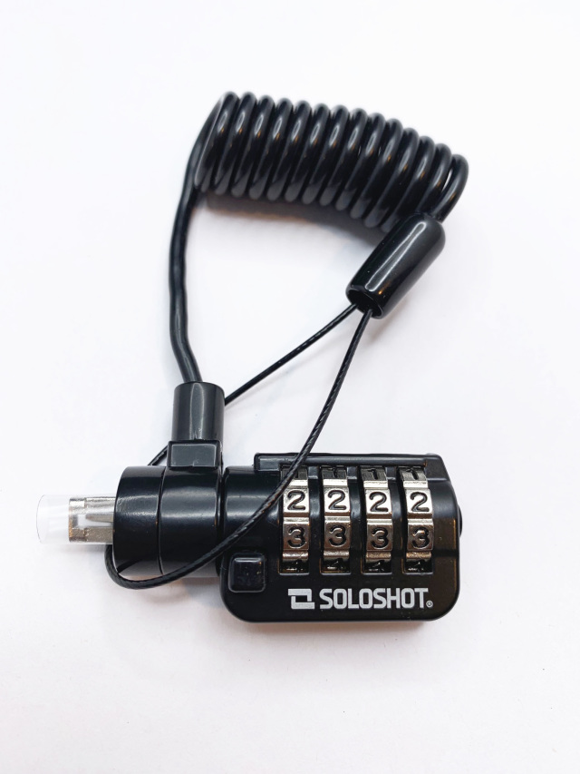 SOLOSHOT3 Kロック 盗難防止ワイヤーロック