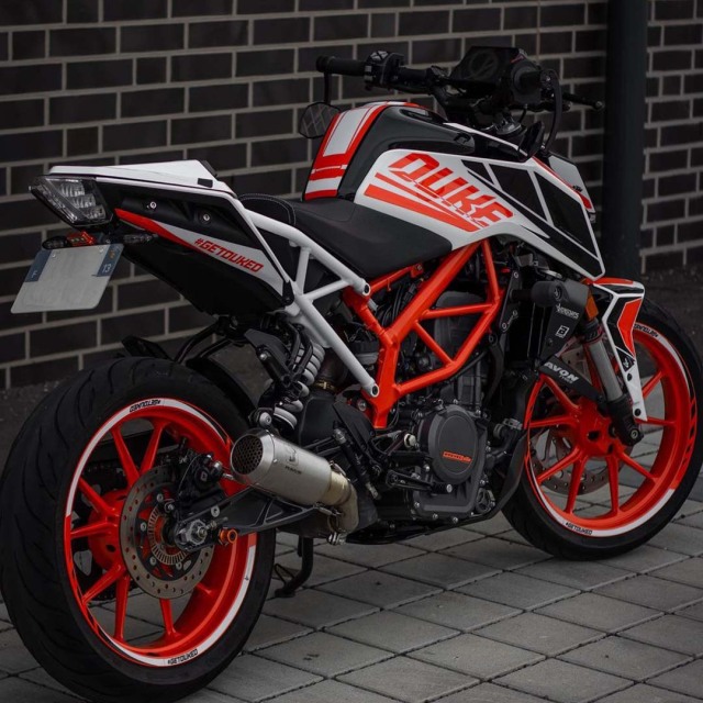 KTM 125 200 250 390 DUKE カウル一式 オリジナルデカール FIT FOR KTM DUKE 125-200-250-390 / 2017 - 2022 GRAPHIC