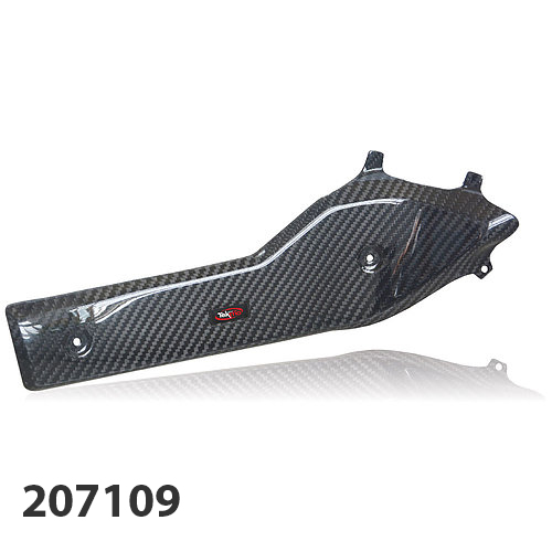 Tekmo Racing カーボンヘッドパイプカバー 4スト