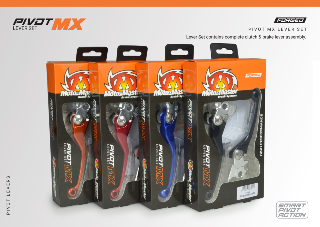 Moto-Master MX 可倒式ピボットクラッチ＆ブレーキレバーセット