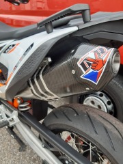 DVR Racing KTM 690 , Husqvarna 701用カーボンフルエキゾーストシステム
