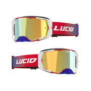 2025 EKS Brand LUCID ルシード ゴーグル キャリバー Fade RWB・ゴールドミラーレンズ