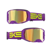 2025 EKS Brand LUCID ルシード ゴーグル キャリバー パープルフローイエロー・ゴールドミラーレンズ