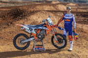 ENJOY MFG KTM DIGA PROCROSSオフィシャル MXGPチームデカールフルキット＋シートカバー 
