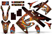 AMR デカール Ed Hardy フルキット　CRF250R 14-15, 10-13, 04-09
