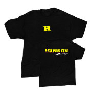 HINSON ヒンソン T シャツ 100% 綿 ブラック