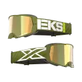 2025 EKS Brand LUCID ルシード ゴーグル キャリバー ミリタリー・ゴールドミラーレンズ