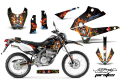 AMR デカール Ed Hardy フルキット　KLX250 D-tracker X 08-13, 04-07, 98-03