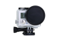 GoPro Hero4, Hero3+専用　スナップオン　ガラス製　ND (減光)フィルター