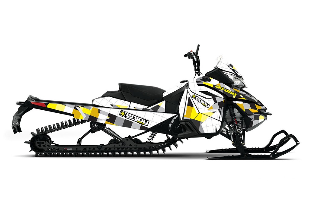 ENJOY MFG スノーモービル グラフィックデカールキット Ski Doo