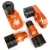 SLIDE KTM SX/SX-F/XC/XC-F/SMR/EXC  125-500/690 フロント＆リアアクスル ブロック スライダーセット