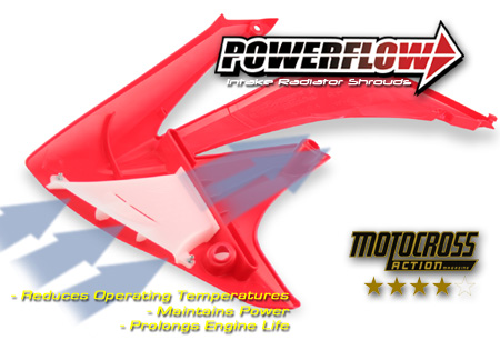 CYCRA サイクラ HONDA パワーフローインテークラジエターシュラウド CRF250R/450R (2009-2013)