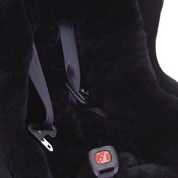 auskin社製ベビー用ムートンシートライナー（ブラック）