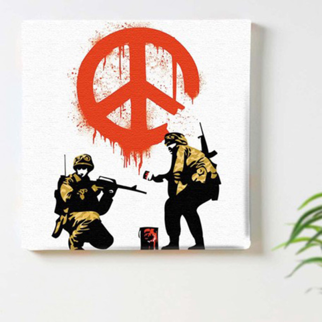 バンクシー Banksy 日本正規ライセンス ピースマーク アーミー