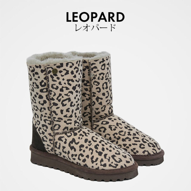 celtレギュラー ムートンブーツ leopard