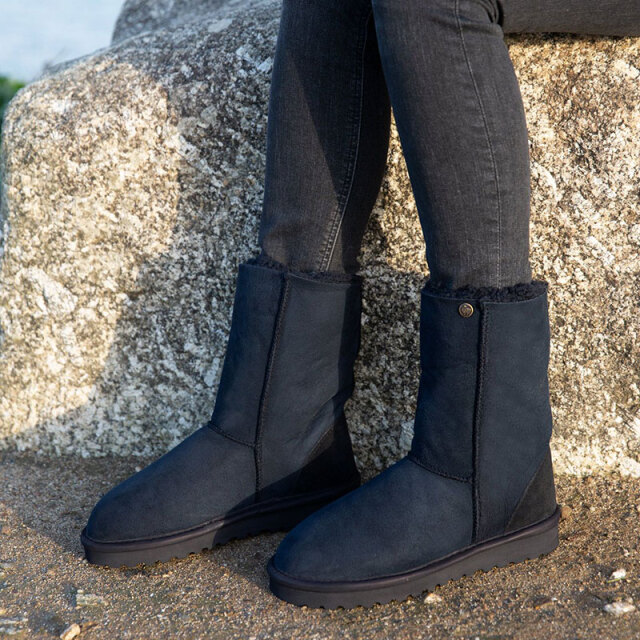 celt レギュラー ムートンブーツ navy