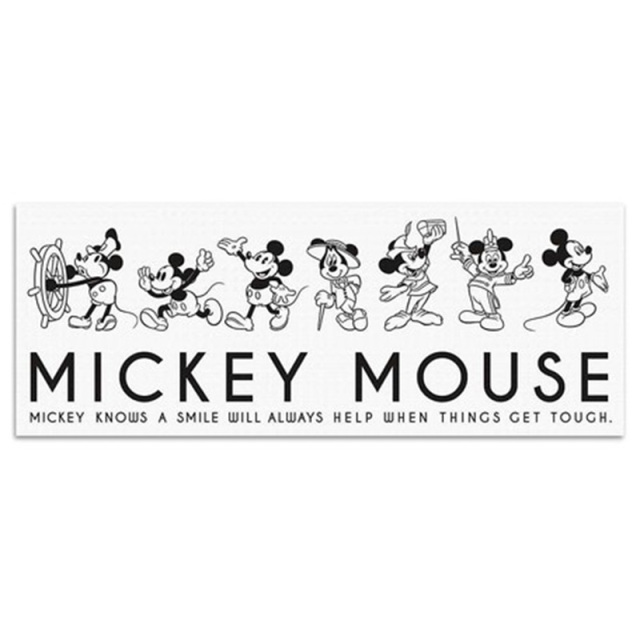 ミッキーマウス アートパネル 30cm×78.5cm 壁掛け キャンバス Disney